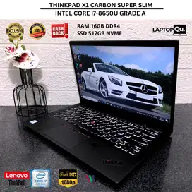 THINKPAD X1 CARBON i7-8650U RAM 16GB/SSD 512GB/BACKLITE/FULLHD IPS