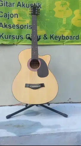 Gitar akustik tanam besi spesial promo 2 pc spa cepat