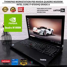 Laptop Workstation ThinkPad P50 i7 Gen 6 16/512GB VGA Quadro M1000M