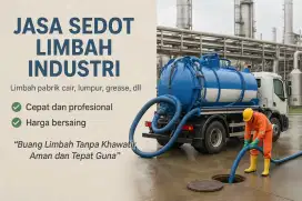 JASA SEDOT WC MAMPET, SEPTIK TANK, LIMBAH STP, LUMPUR BOR KLIP DLL