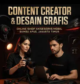 Lowongan Kerja Content Creator dan Desain Grafis Online Shop