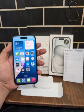 iPhone 15 128Gb iBox Mulus Normal Fullset Original Bisa Tuker Tambah
