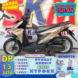 (Gratis servis selama angsuran) Honda beat street 2024 cash/credit