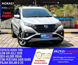 Toyota Rush 1.5 S TRD Sportivo AT Silver metalik nik 2018 low Km