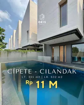 Harga Menarik Rumah Dlm Townhouse di Cilandak Cipete Jakarta