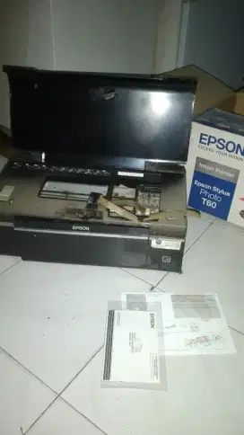 printer epson T60 + dus buku panduan