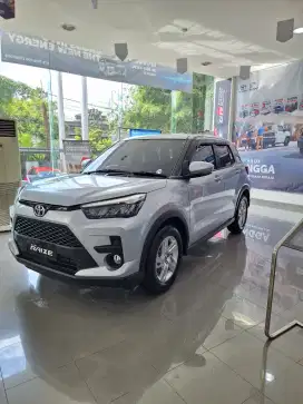 DP 10JT RAIZE 1.2 G CVT MATIC 2025 KREDIT SILVER PUTIH HITAM GR SPORT