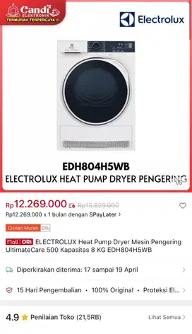 Dryer pakaian / pengering pakaian