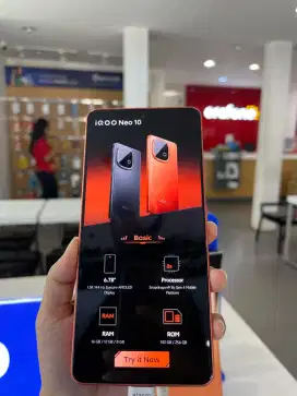 iQOO NEO 10 RAM 16/512GB & BISA CICILAN PAKE KREDIVO TANPA DP