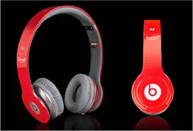 Headphones Beats Solo HD Red Special Edition by Dr Dre Original