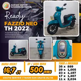 CASH KREDIT YAMAHA FAZZIO NEO TAHUN 2022 UNIT MULUS BERGARANSI