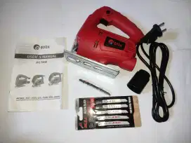 Jigsaw gergaji listrik edon set dengan mata gergaji 5 pcs