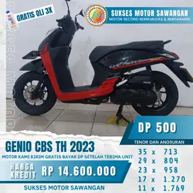 FREE OLI DAN SERVICE HONDA GENIO CBS TH 2023 cash/kredit bergaransi