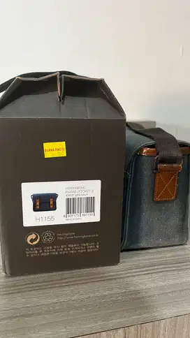 Tas Kamera Herringbone Mini Navy H1155