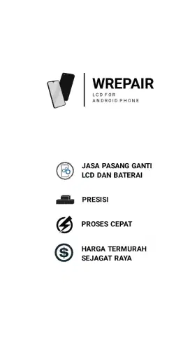 Jasa servis lcd ganti layar hp dan baterai termurah untuk hp android