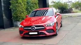 Km16rb mercedes benz mercy cla200 amg line 2019 merah