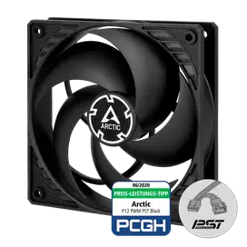 ARCTIC P12 SLIM PWM PST 120mm FAN - SINGLE FAN