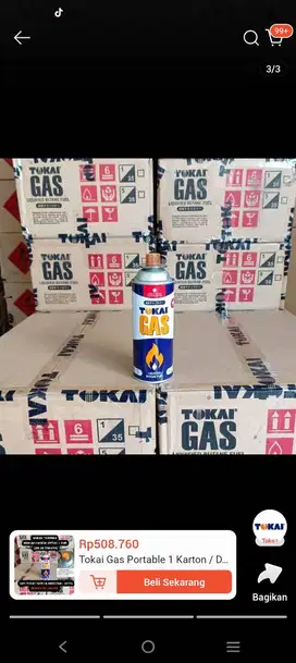 PAKET GROSIR 35 PVS TOKAI GAS KOMPOR PORTABLE  GAS CATRIDGE TABUNGMINI