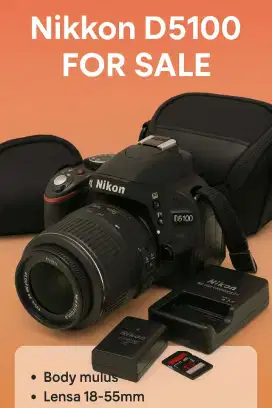 NIKKON CAMERA D5100 BEKAS