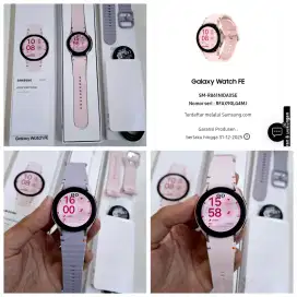 Samsung Galaxy Watch FE 40mm Pink Mulus Garansi ON Ori Smartwatch