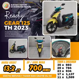 PROMO YAMAHA GEAR 125 TAHUN 2023 BISA CASH KREDIT ADA GARANSI