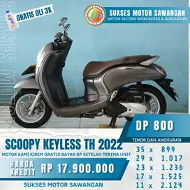 1 jam proses ACC order pake CC/Kredivo HONDA SCOOPY KEYLES TH 2022