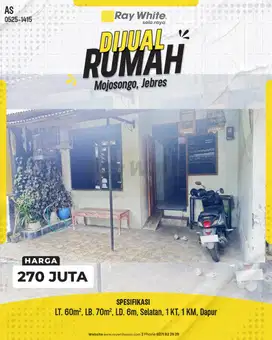Rumah Mojosongo Jebres dekat stasiun dan pusat bisnis