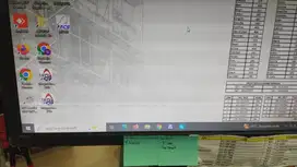 JUAL MONITOR BEKAS KARYAWAN MINES KENA LCD