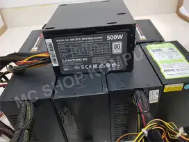 PSU Power Supply Pure 500 Watt 80+ Merk Campur 2x6 Pin