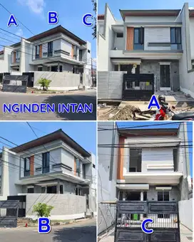 Jual rumah baru mewah nginden intan timur semolowaru klampis manyar
