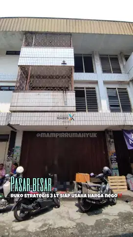 Ruko strategis area Pasar besar Malang