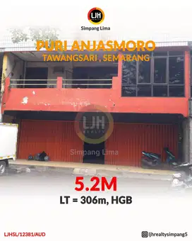 Ruko Siap Pakai di Puri Anjasmoro, Semarang Dekat Bandara