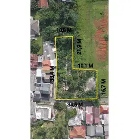 TANAH LUAS DI PANCORAN DEPOK COCOK UNTUK KANTOR & GUDANG SHM