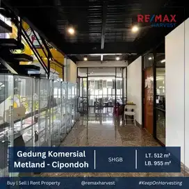 DIJUAL MURAH GEDUNG KOMERSIAL LOKASI SANGAT STARTEGIS METLAND CIPONDOH