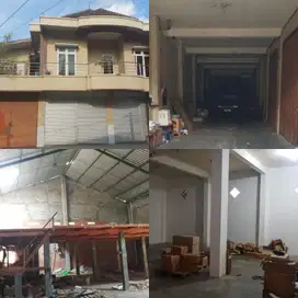Disewakan Bangunan rumah + gudang