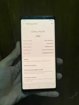 Samsung note 9 6/128 dual sim