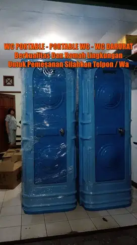 JUAL CEPAT!! Toilet Outdoor, WC Portable, Toilet Modern, Mudah Dipinda