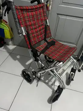 kursi roda travelling travel bisa dilipat like new