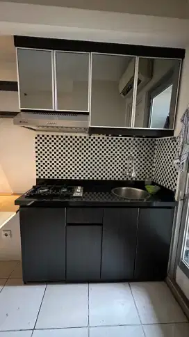 Apartemen 2 BR dijadikan 1 BR Greenbay Baywalk Jakarta Utata