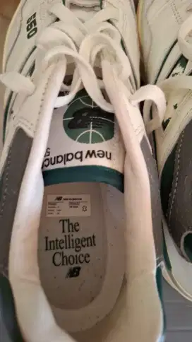New Balance 550 White Green 100% Original Authentic