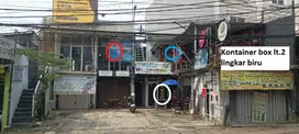 Dikontrakan disewakan Murah Toko Kios Studio Wfa Rooftop Pinggir Jalan