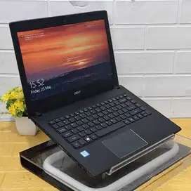 Laptop kerja/kuliah dari Acer Travelmate P249 Core i5 Ram 8gb SSD256gb