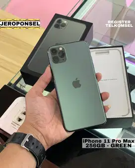 iPhone 11 Pro Max 256Gb Green REGISTER FULL ORI BH 100%