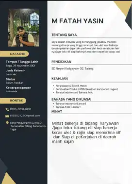 Cari loker ada 3 orang siap kerja