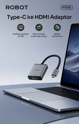 TYPE C TO HDMI ADAPTER ROBOT HT200