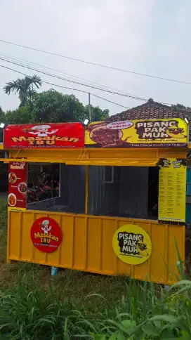 BOOTH KONTAINER/GEROBAK DORONG/GEROBAK/KONTAINER/GEROBAK MURAH/BOOTH
