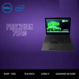 Laptop DELL PRECISION 7540 Core i7 Gen 9 32GB NVIDIA QUADRO T2000 D-RC