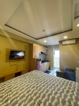 sewa murah apartemen Bassura Studio full furnish,jakarta, Free IPL