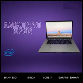 Macbook Pro 15 2018 Core i7 AMD Radeon Touchbar - 16GB SSD 256GB D-RC