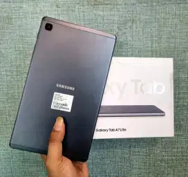 Samsung Tab A7 Lite 3/32 Wifi Cell Lengkap Fullset Mulus Original